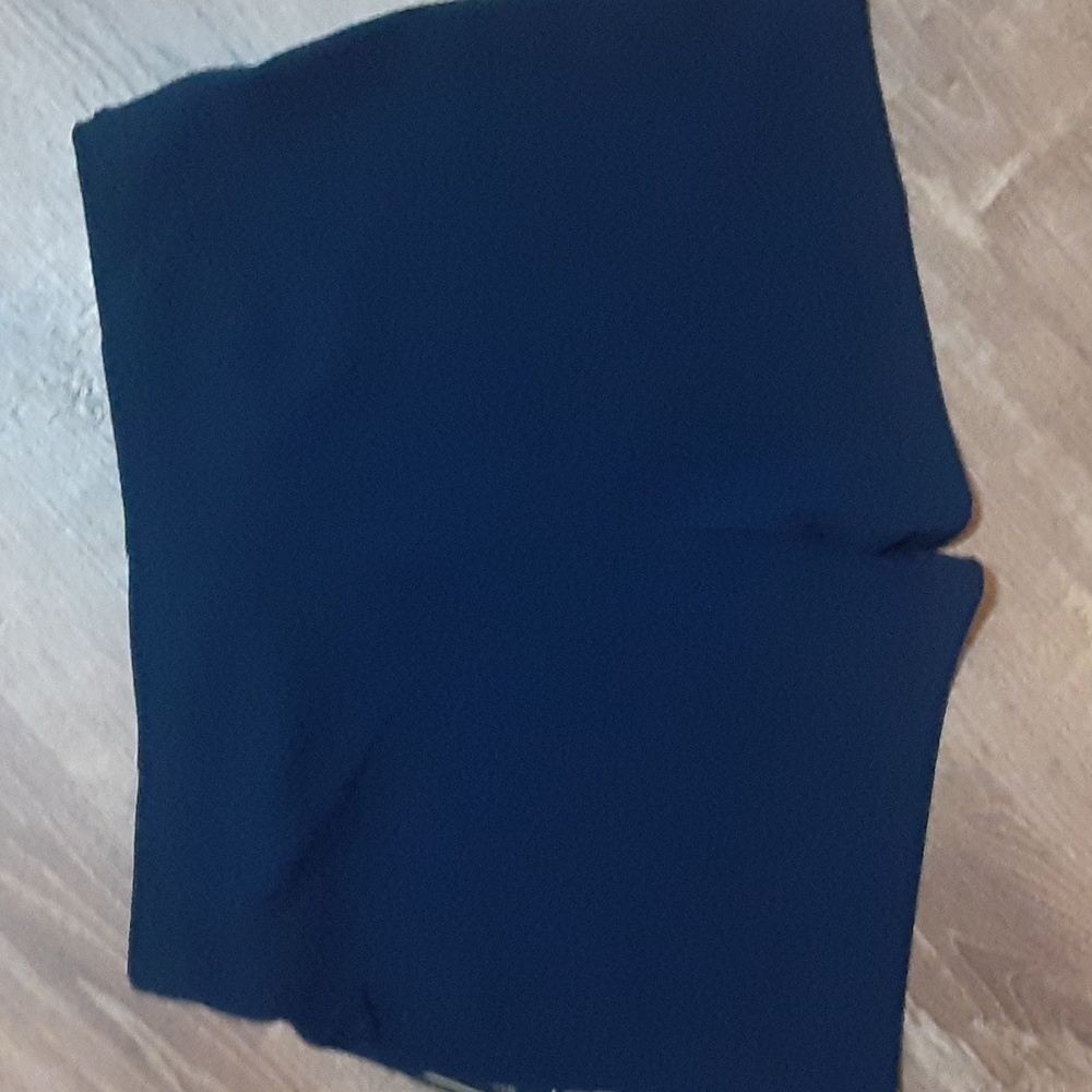 Navy High Waist Shorts - Picture 8 of 8
